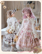 Sweet Ode Bear Printed Lolita JSK and Accessories Series - image 3