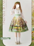 Oil Painting Collection - Elegant Lolita Skirt Printed SK - image 13