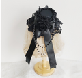 Gothic Lolita Top Hat Lolita Tea Party Halloween Hair Accessory - image 3