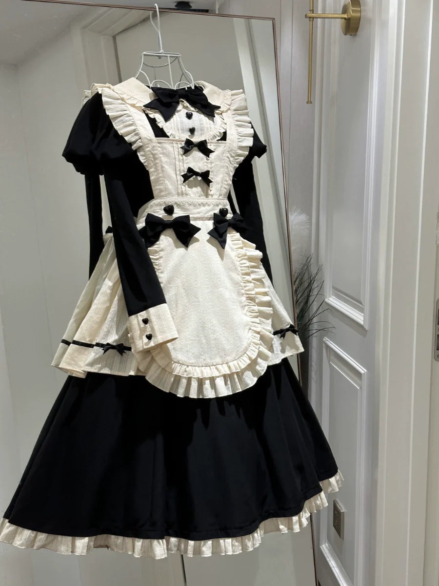 Maidette - Halloween Maid Lolita Apron OP Dress - image 10