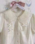 Little Fluttershy - Multi-Colored Cotton Lolita Shirt - image 18