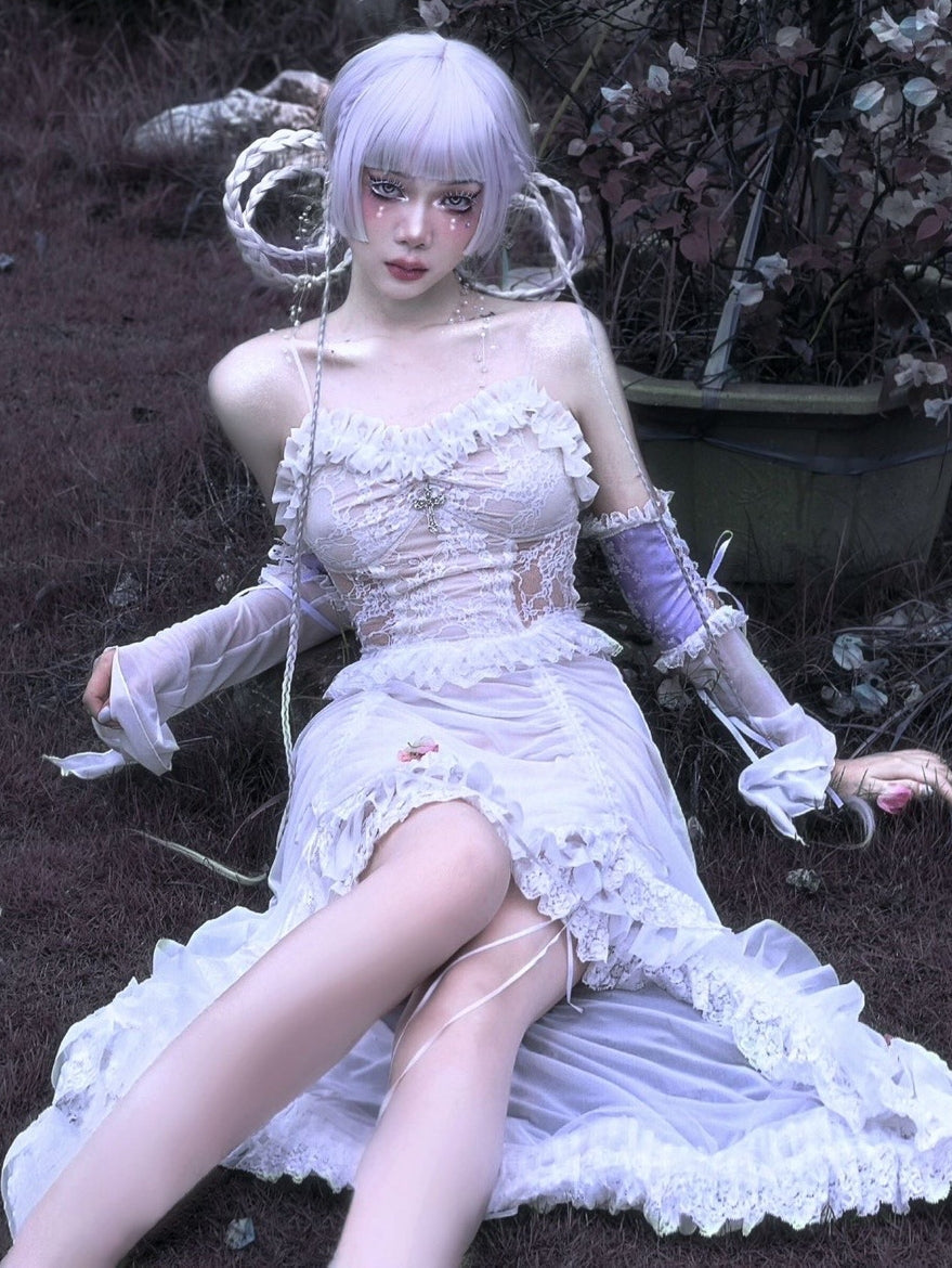 God's Redemption - White Gothic Halloween JSK Dress - image 4