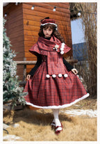 Wish Date - Twins Lolita Fishbone Bust-supporting JSK Winter Scarf-Cape and Accessories - image 7