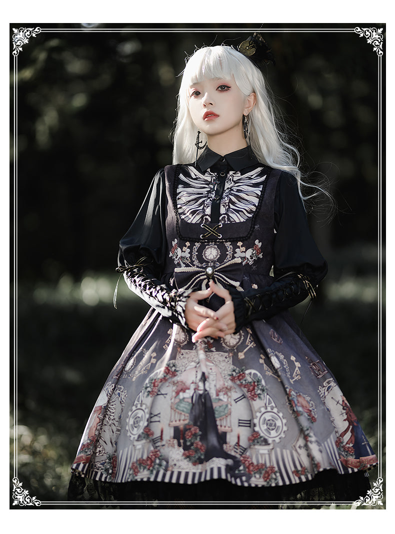 Black Fairytale - Gothic Twins Lolita JSK - image 20