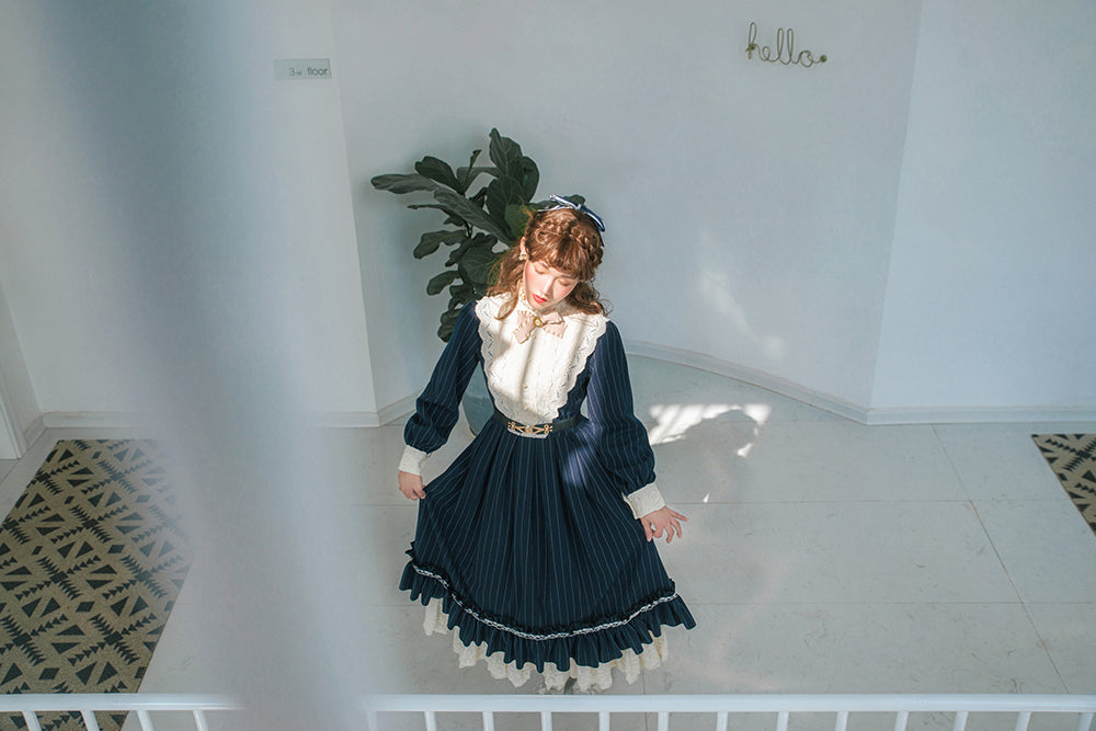 Rose Silhouette - Vintage Classic Lolita OP - image 19