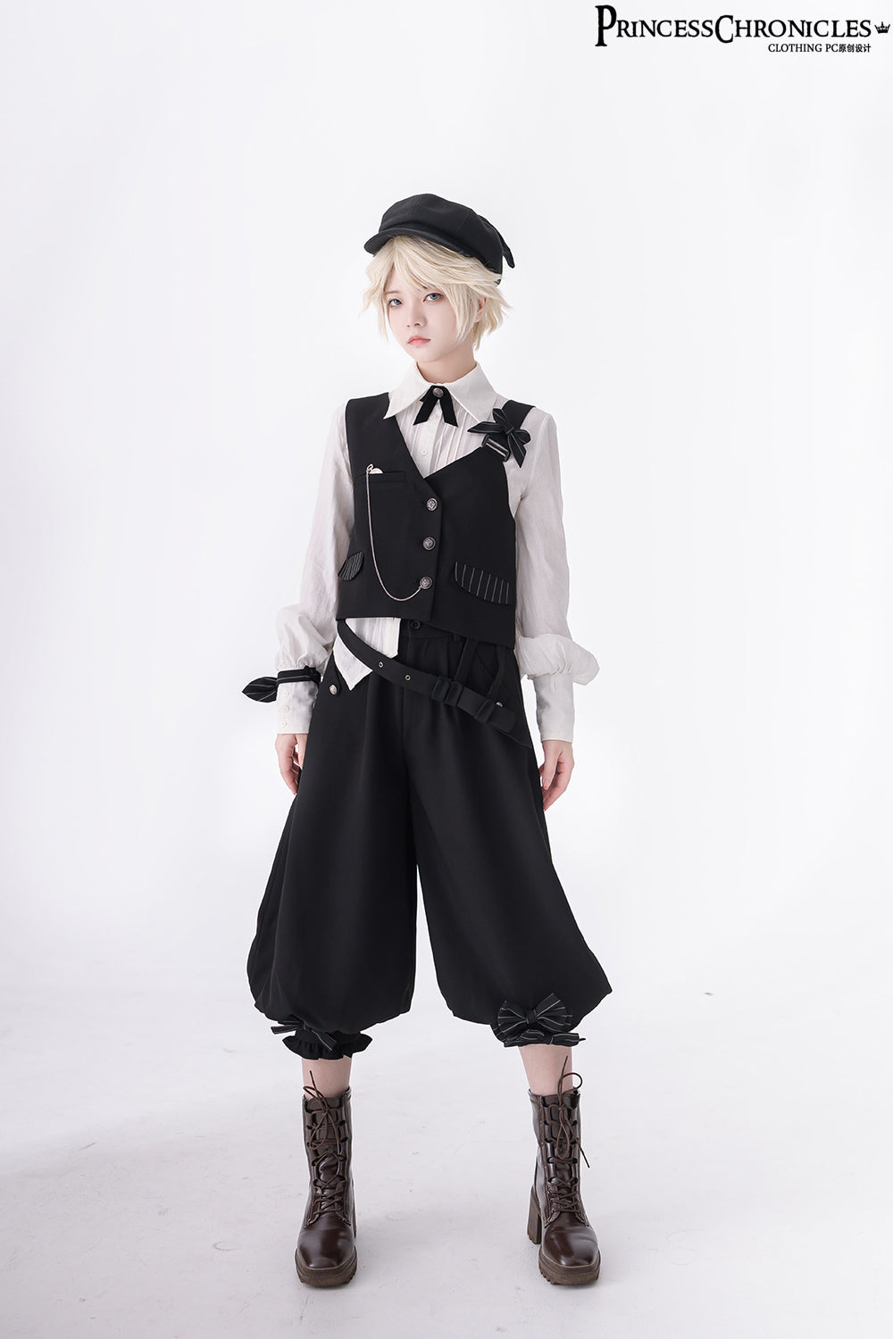 Vintage Kawaii Bow Lolita Beret - image 14