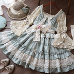 Vivian - Sweet Lolita JSK Doll Lolita Tiered Ruffles Dress - image 14