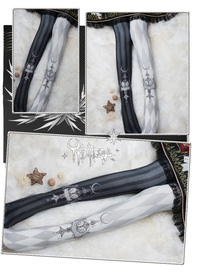 Midnight Circus - Argyle Printed Lolita Tights - image 10