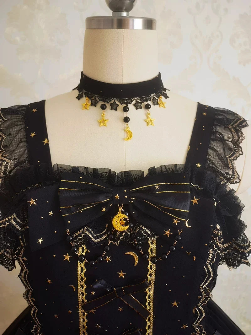 Starlight Nocturne Classic Lolita JSK and Accessories - image 8