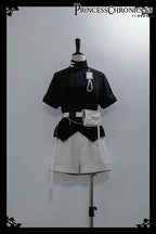 White Cat - Futuristic Style Cool Lolita Pants Suit With Cat Ear Coat - image 24