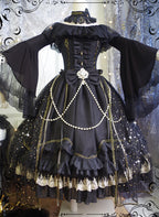 Fate Quartet Gothic Bridal Lolita JSK Dress - image 8