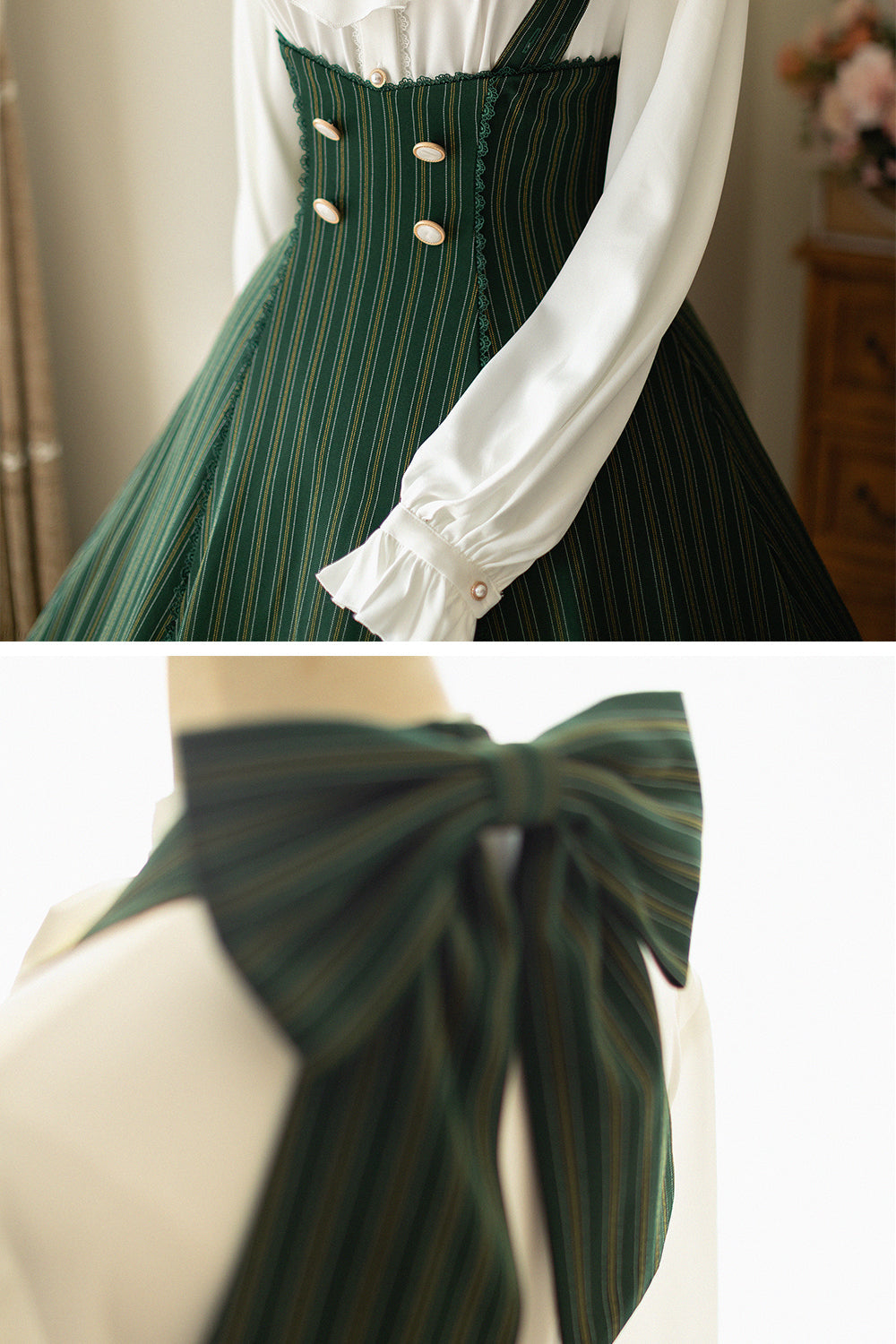 South of the Forest Vintage Classic Lolita Halter JSK and Blouse Series - image 37