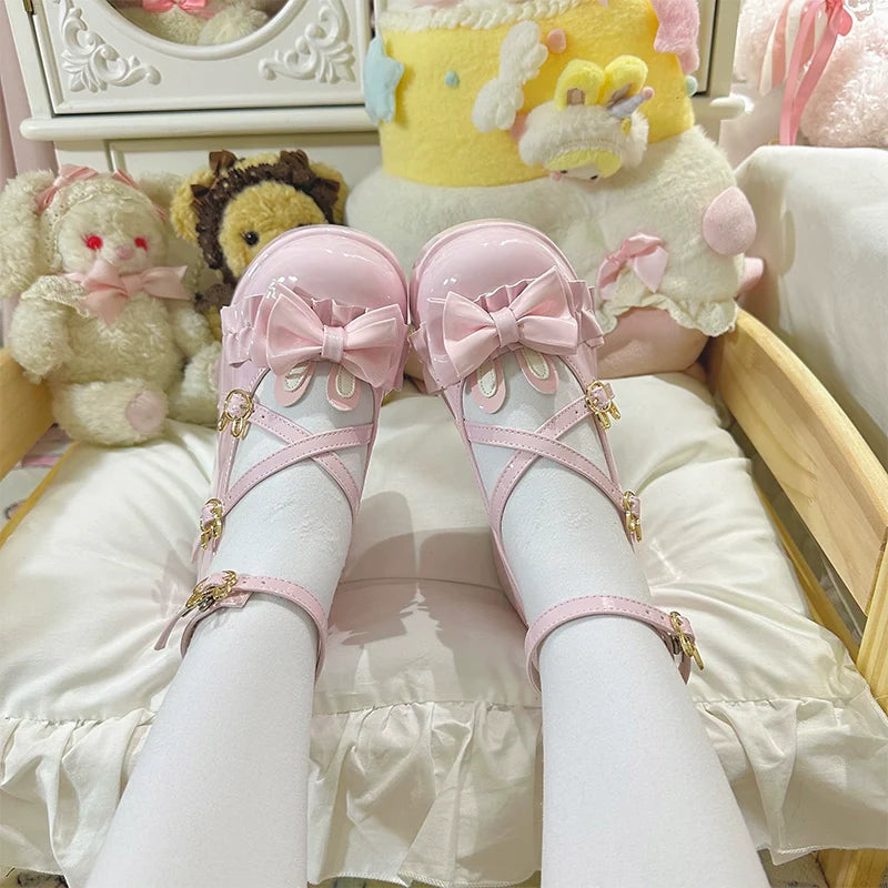 Bond Bunny - Sweet Lolita Platform Shoe, Bunny Ear Accents - image 8