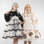 Sweet Lolita Blouse Doll Collar Shirt with Bubble Sleeves - image 9