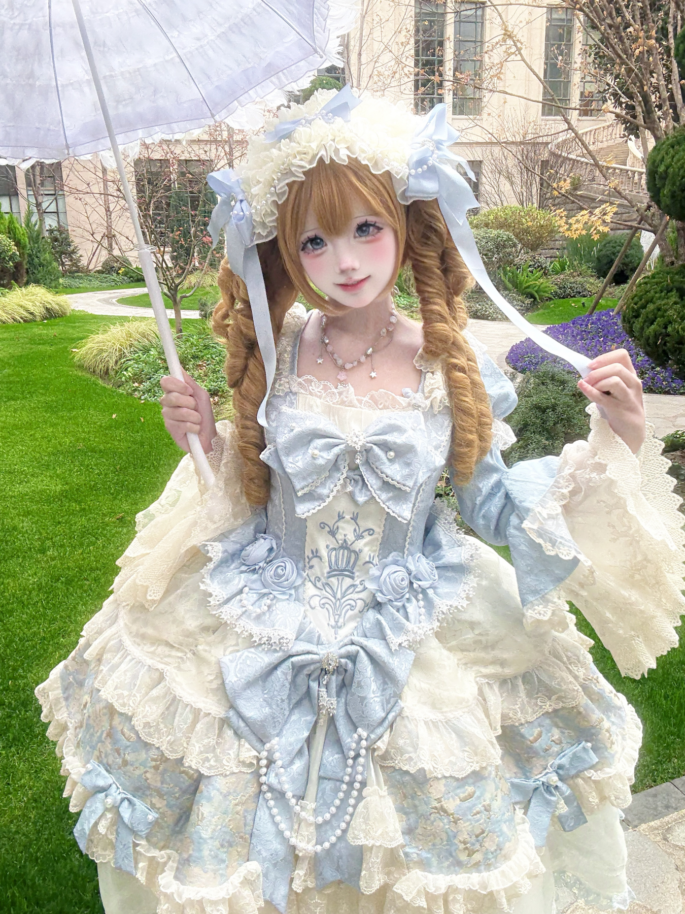 Cloris's Kiss - Sweet Lolita OP Dress and Accessories - image 7
