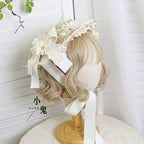 Flower Tea Party Lolita Straw Hat - image 4