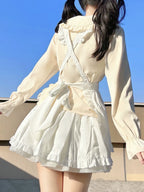 Plus Size Lolita Shirt Long Sleeve Doll Collar Blouse - image 10
