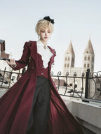 The Legend of Dracula - Gothic Ouji Lolita Winter Coat Set - image 9