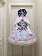 Candy Mary Cat - Fluffy Sweet Lolita JSK Dress, Kitten Print - image 2