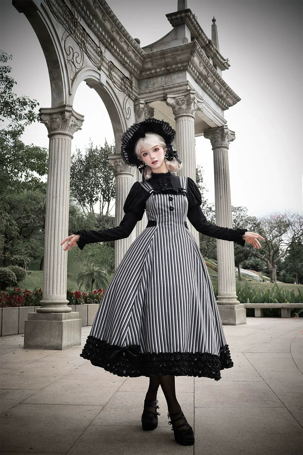 Classic Lolita JSK Customized Stripe Lolita Dress - image 41