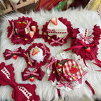 Sweet Lolita Strawberry Cake Headdresses and Jewelry - image 1