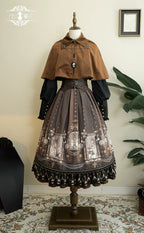 Demon Hunting Notes - Fishbone Gothic Lolita Skirt - image 52