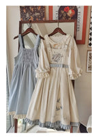 Flying Bird - Plus Size Elegant Lolita JSK Dress With Bird Embroidery - image 26