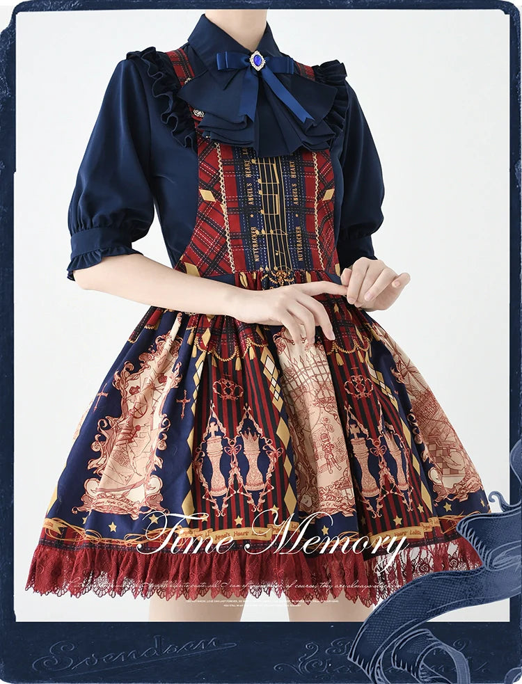 Earl Girl - Chiffon Classic Lolita Shirt, Mid-Length Mutton Sleeves - image 11