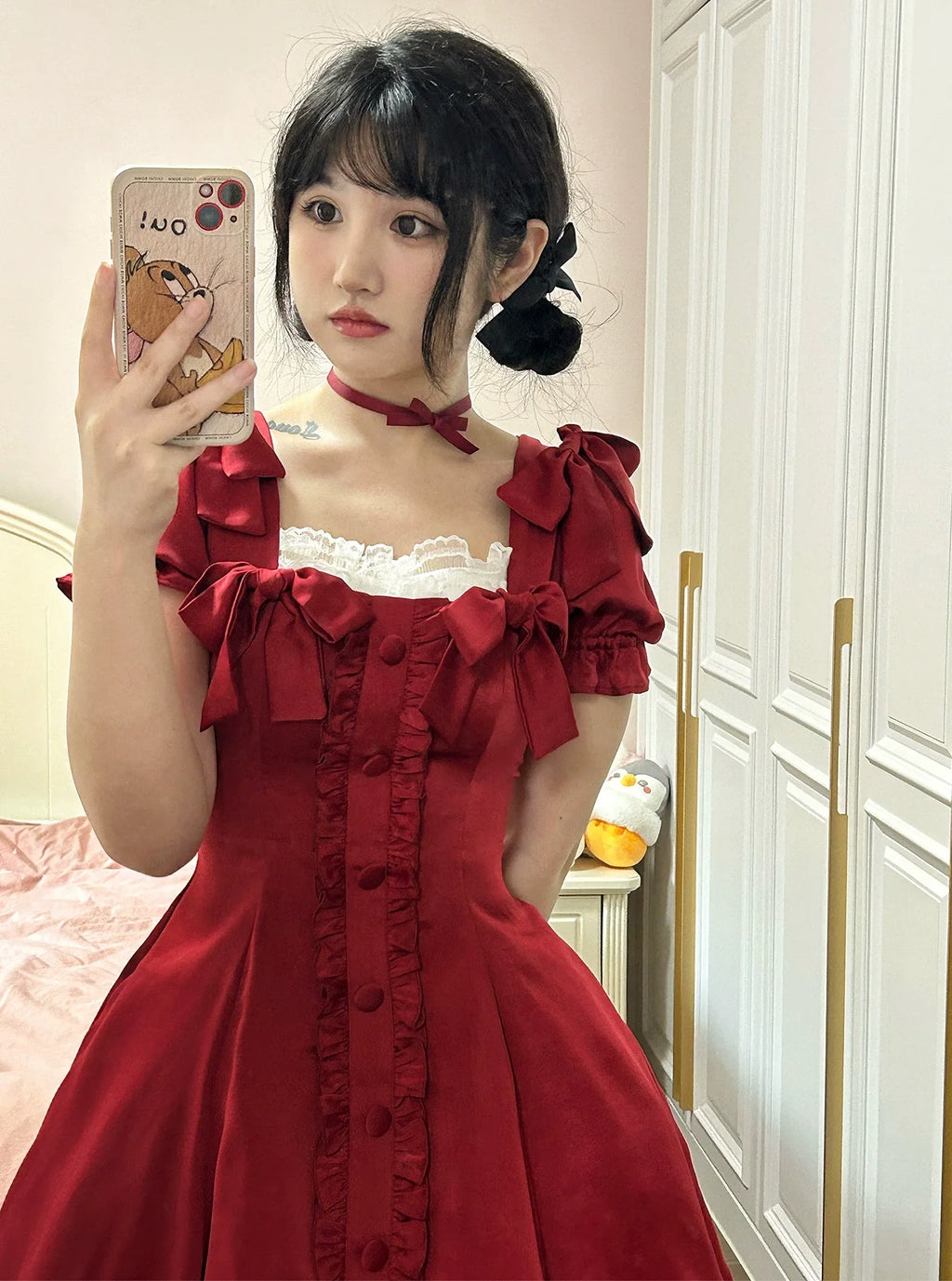 Plus Size Lolita OP Dress Summer Dress - image 17