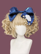 Sleepy Bear - Kawaii Lolita Bear and Star Printed Dress and Accessories - image 34