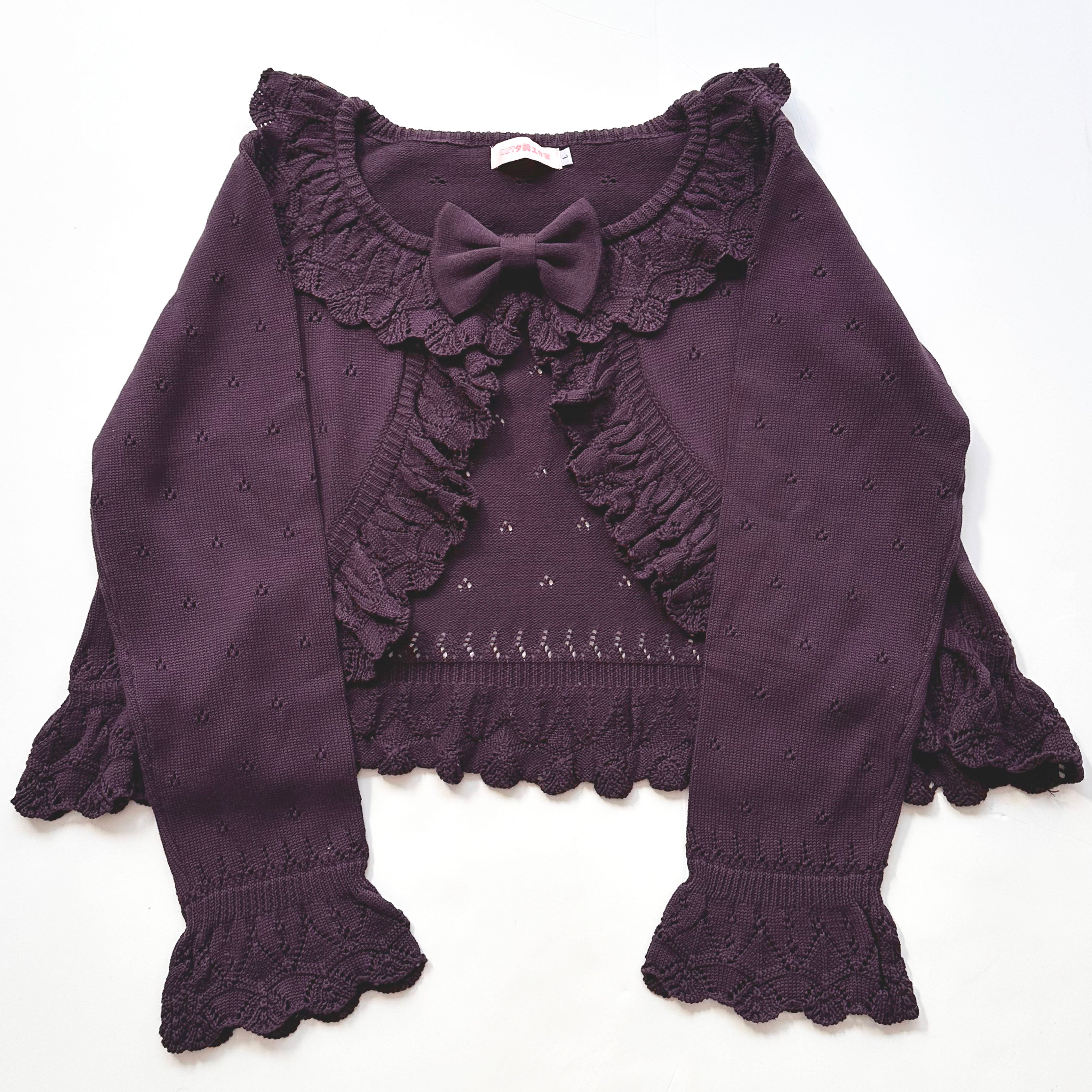 Nainai - Vintage Lolita Knitted Cardigan - image 7