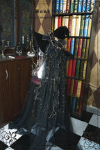Twinkle Veil Lolita Halloween Witch Hat - image 6