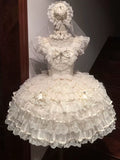 Feather's Ballad Wedding Lolita Tiered JSK Dress - image 2