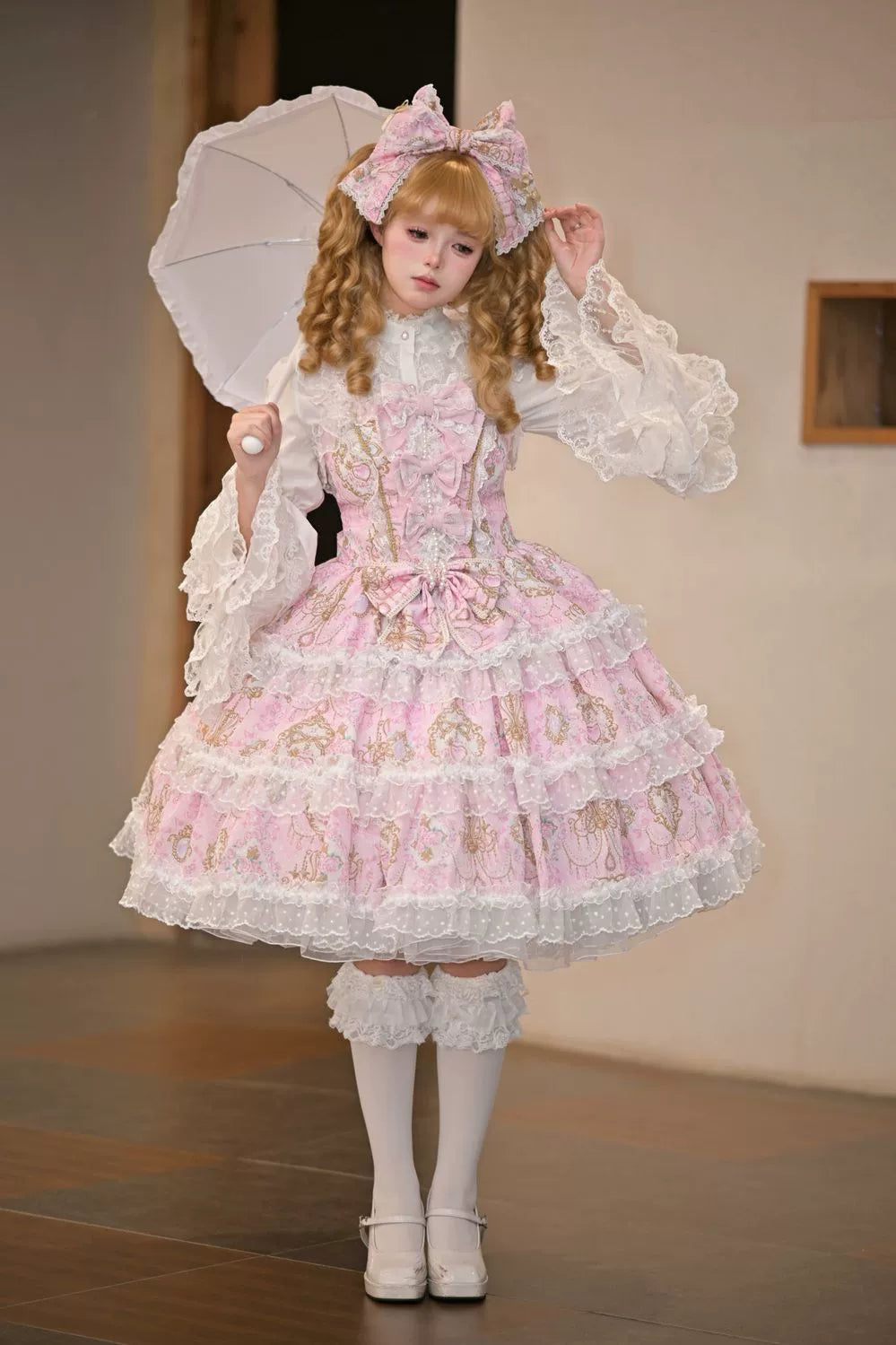 Candelabra Ode - Doll-like Sweet Lolita JSK Dress, Side Zipper - image 7