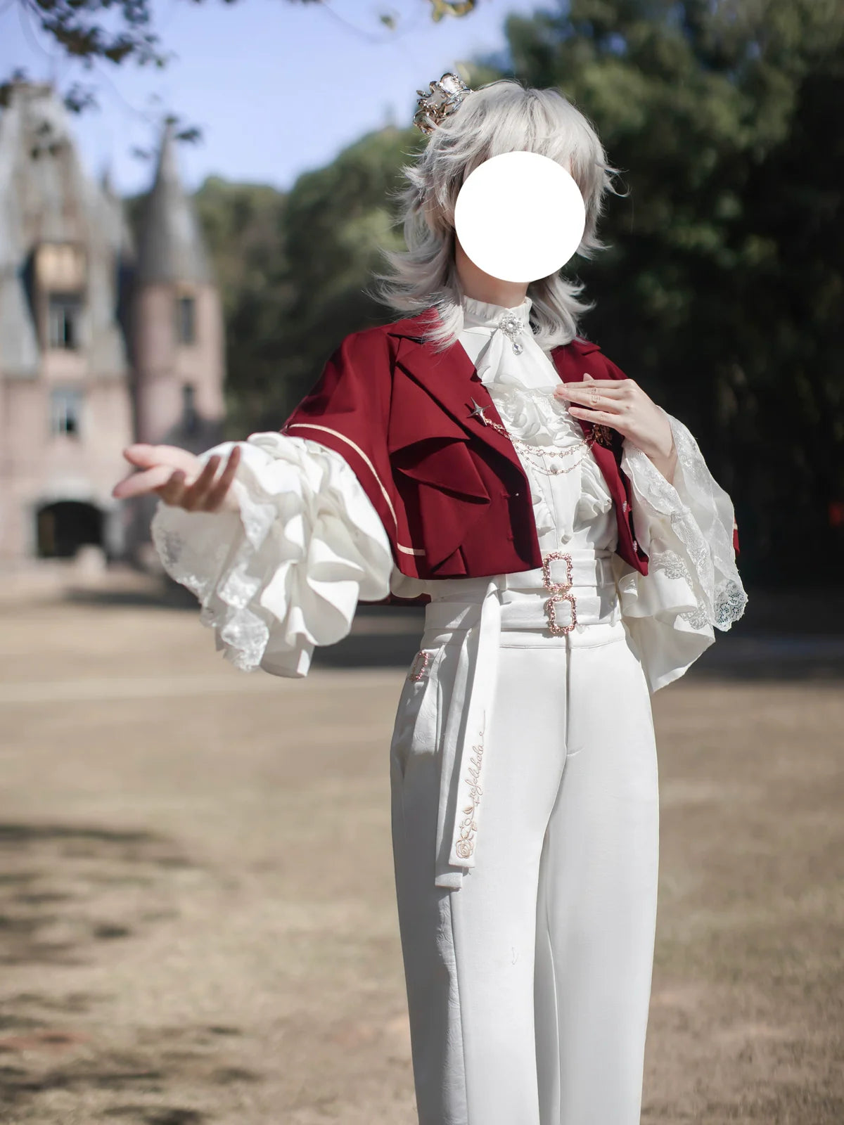 Night & Day Sonata Ouji Lolita Shirt and Pants Set - image 35