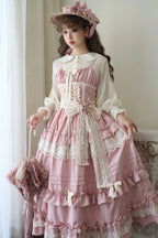 Lilianne Elegant Lolita Ruffled Hem JSK Dress - image 1