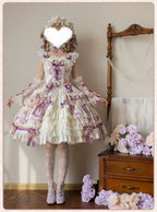 Antique Gem Fragrance - Classic Lolita OP and JSK Dress Sets - image 11