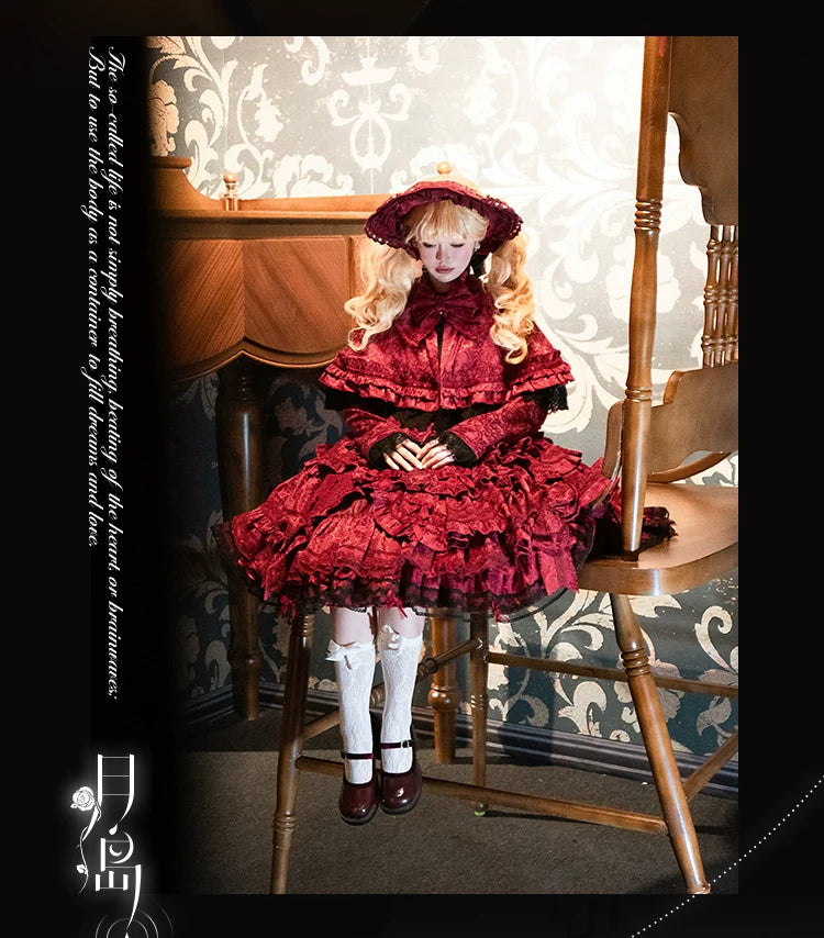 Vintage Lolita Dress Set, Cotton Shirt - image 8
