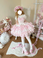 Love Descends - Wedding Lolita JSK Dress, White Blouse and Accessories - image 7