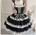 Otome Heart Cotton Old School Lolita JSK Dress Suit and Accessories - image 14