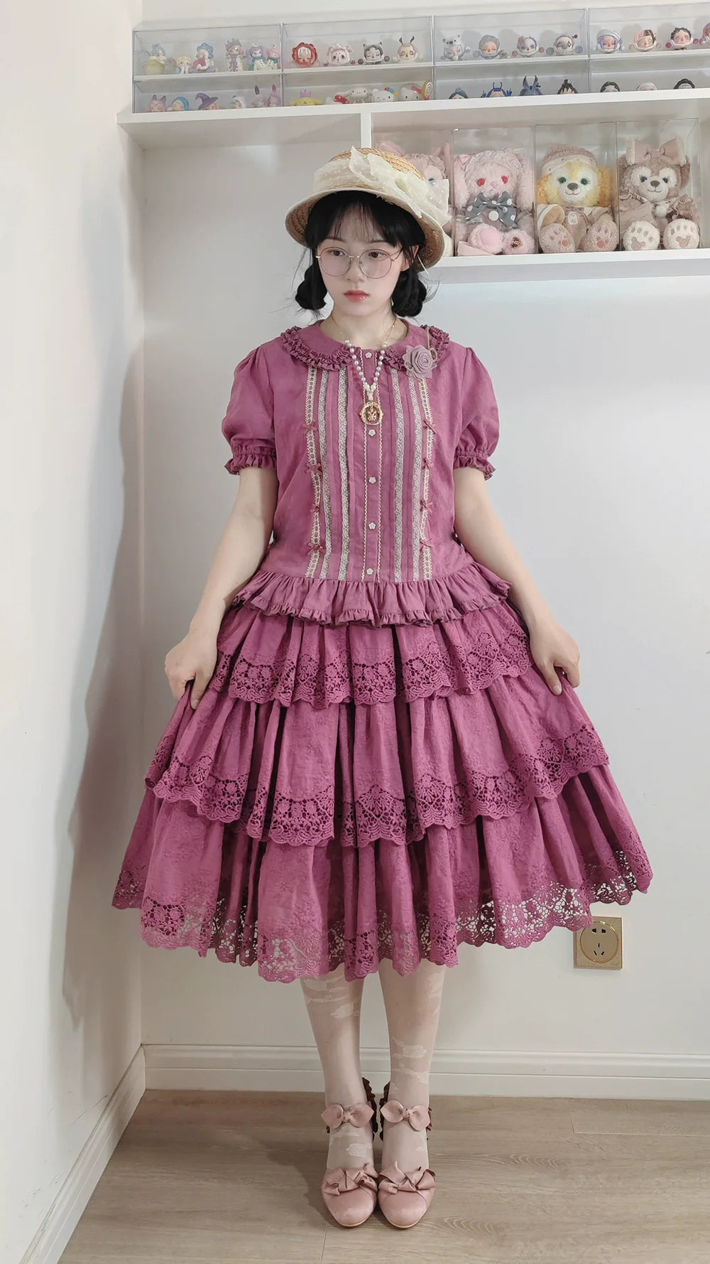 Forest Waltz - Classic Lolita Tiered Skirt Multi-layer Embroidered SK - image 58
