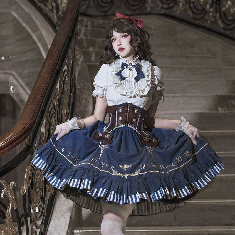 Gilded Pointer - Elegant Classic Lolita Skirt Suit - image 1