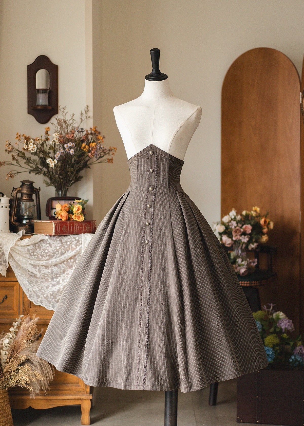 Forest Stationery - Classic Lolita SK Suit with Shirt and Coat - image 46
