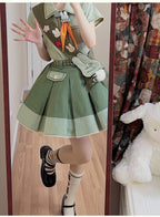 Bunny Trip - Green Ouji Lolita Suit Collection - image 6