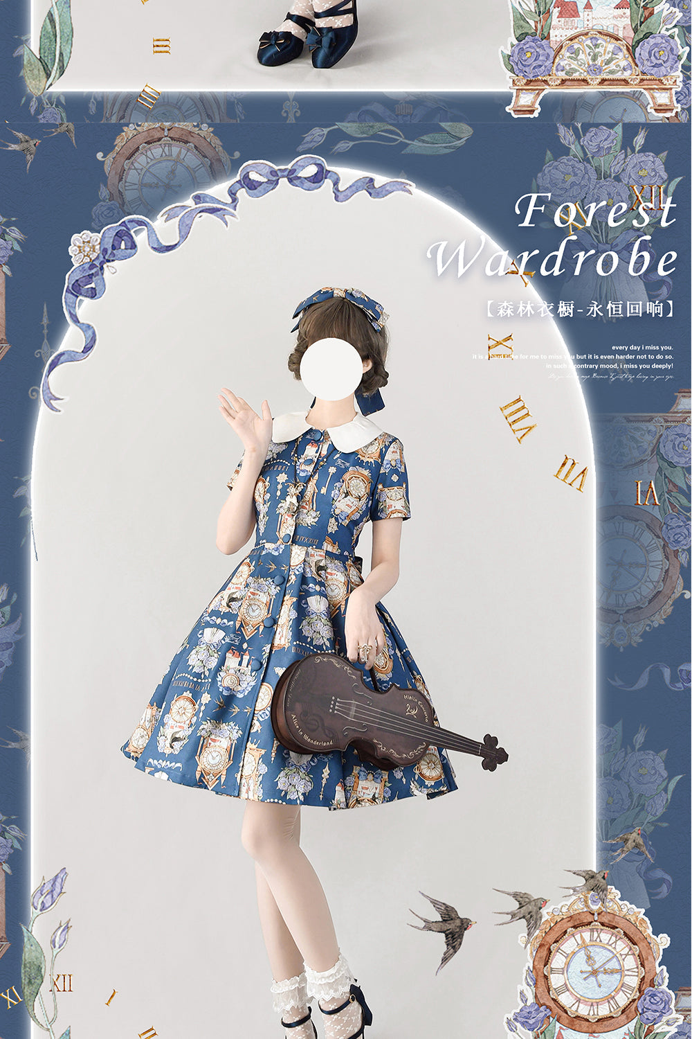Classical Lolita Dress and Coat Suit - image 11