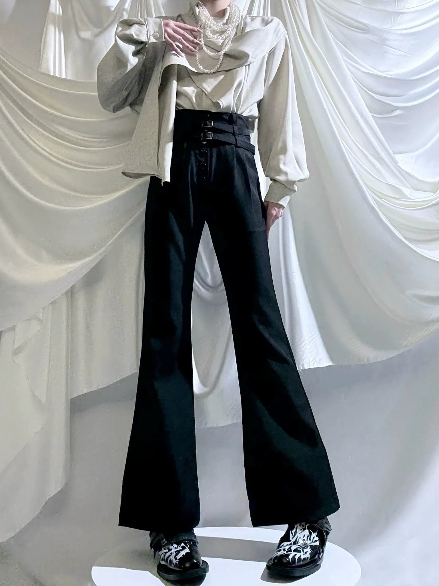 Winter Ouji Fshion Shirt & Pants, Cowl Neck Style - image 10