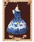Sleepy Bear - Kawaii Lolita Bear and Star Printed Dress and Accessories - image 11