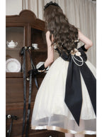 Paris Souvenir - Classic Lolita Corset JSK Dress with 3D Rose Decor - image 2