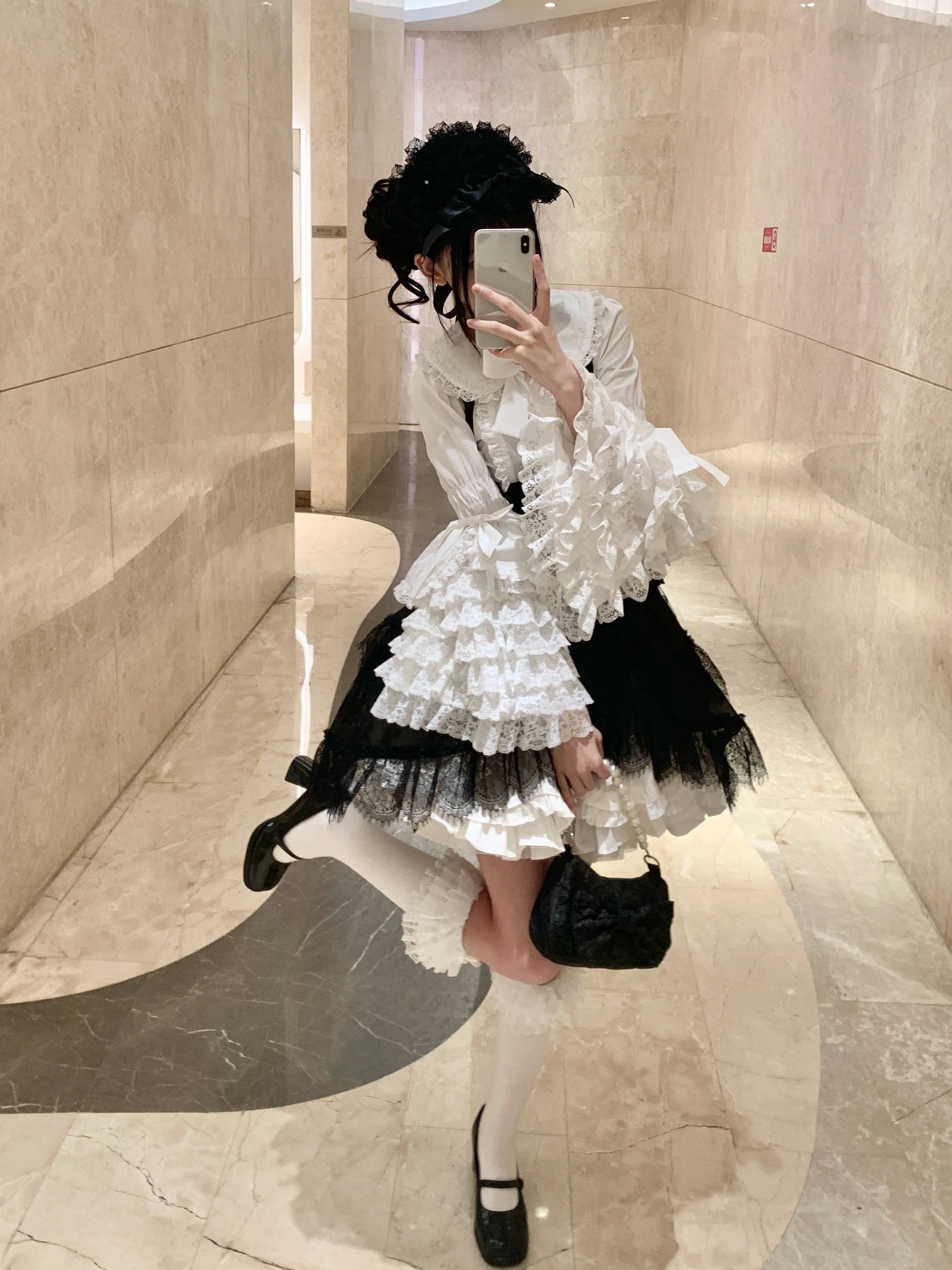 Cannelés - Elegant Lolita Cotton Blouse, Hime Sleeve - image 9