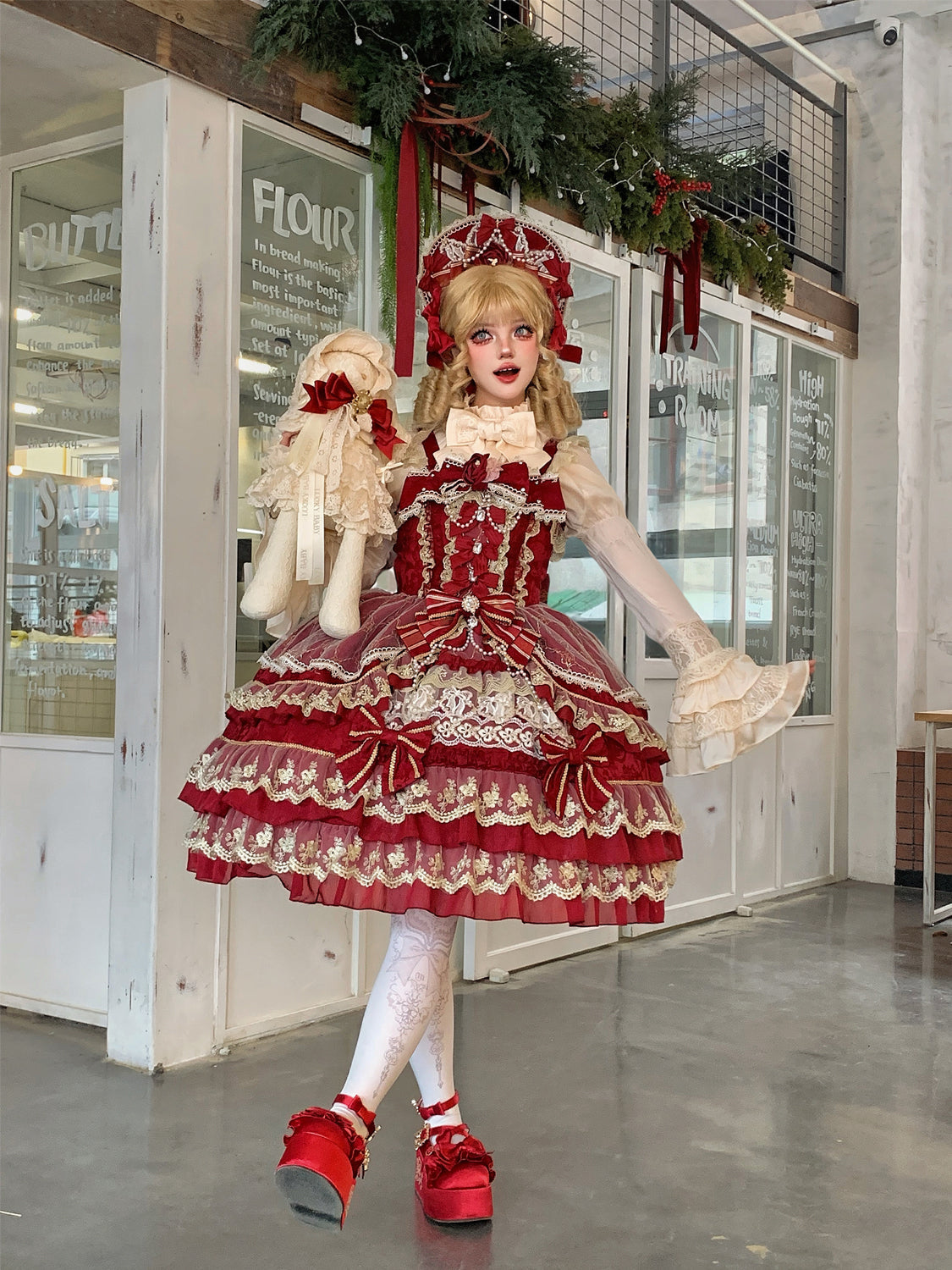 Gem Crown - Sweet Lolita Tiered JSK Dress Suit and BNT - image 23